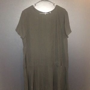 Black Mossimo Trumpet Hem Dress